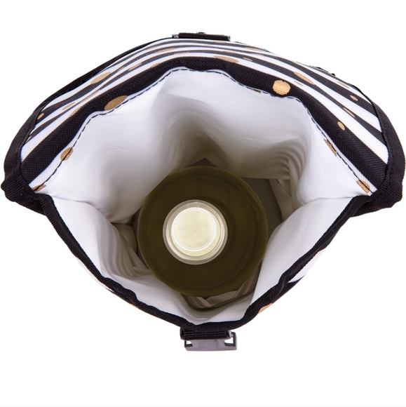 Packit Freezable Wine / Beverage Tote Bag in Celebration Dot Design - Picture 3 of 11